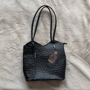 Black Genuine Leather Purse